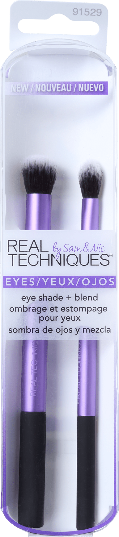 Real Techniques Kit de Pincéis Eye Shade + Blend (2 produtos)