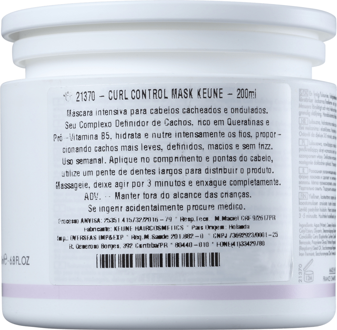 Keune Care Curl Control Mask - Máscara 200ml