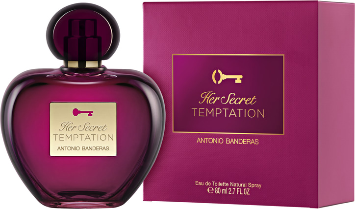 Her Secret Temptation Antonio Banderas Eau de Toilette - Perfume Feminino 80ml