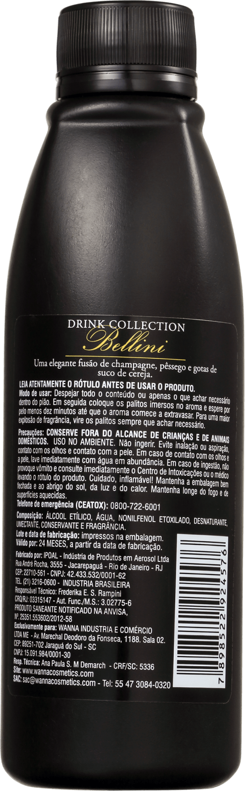 Wanna Drink Collection Bellini - Aromatizador de Ambientes Refil 260ml