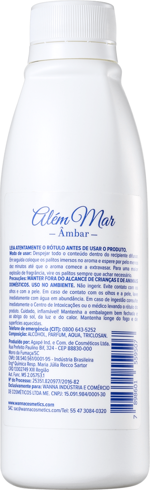 Wanna Além Mar Âmbar - Aromatizador de Ambientes 260ml