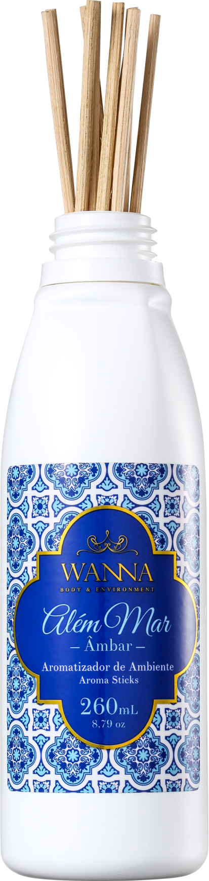 Wanna Além Mar Âmbar - Aromatizador de Ambientes 260ml