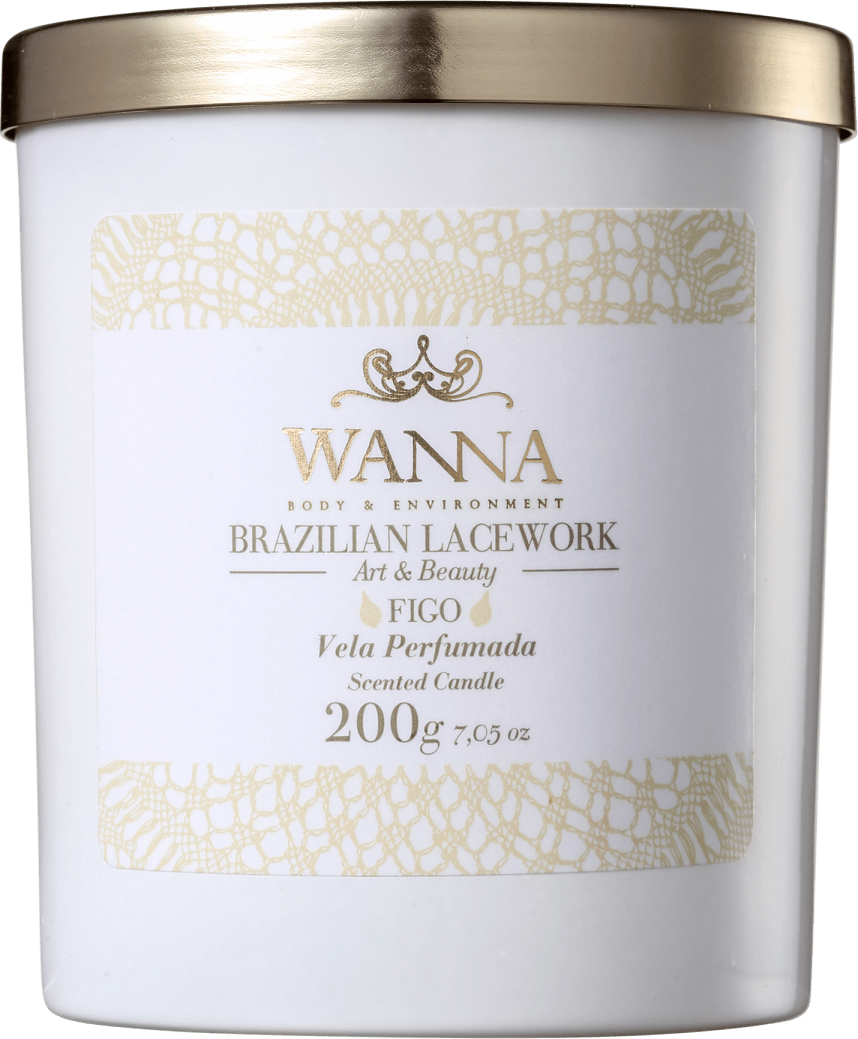 Wanna Brazilian Lacework Figo - Vela Perfumada 200g