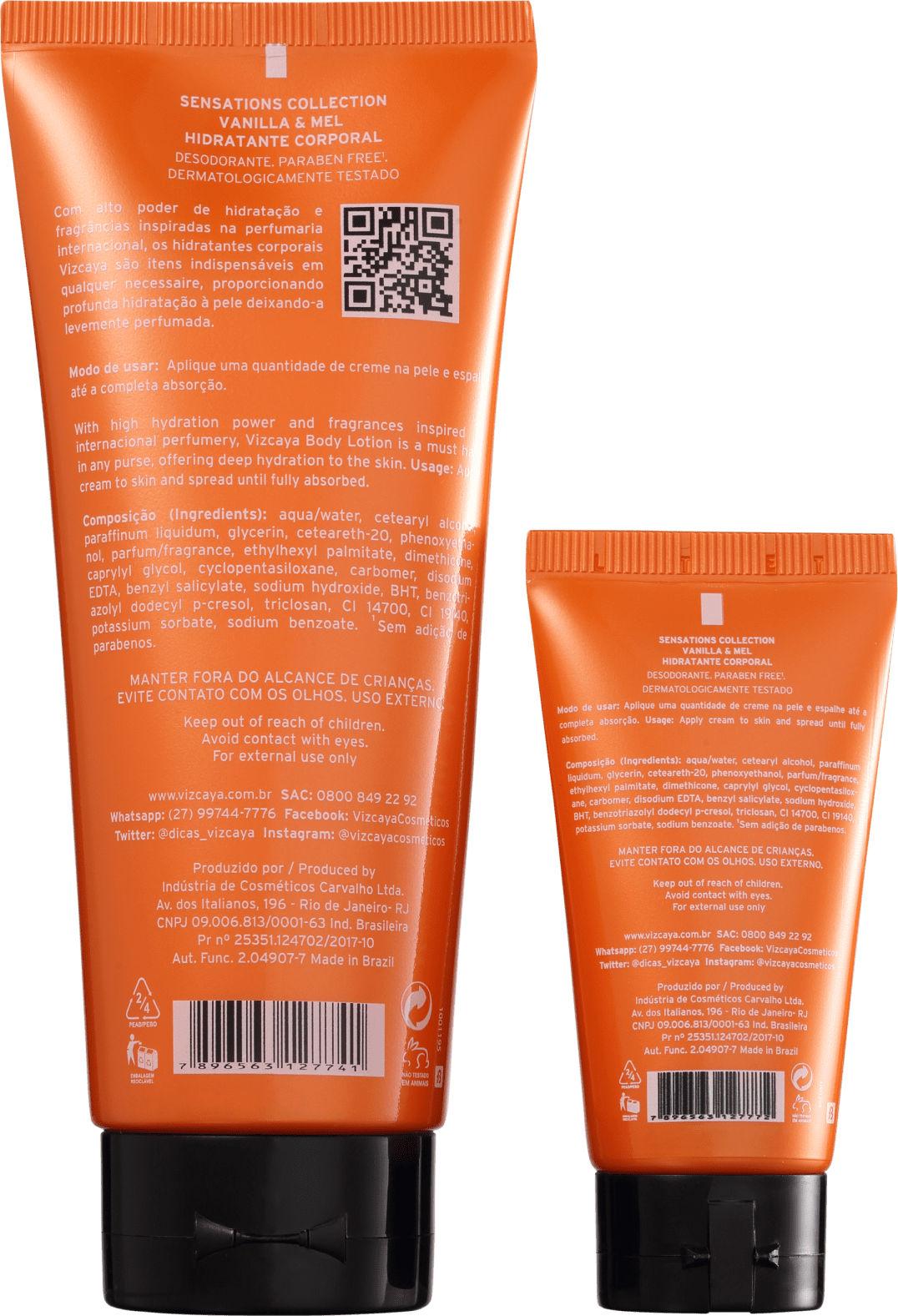 Kit Vizcaya Sensations Vanilla & Mel (2 Produtos)