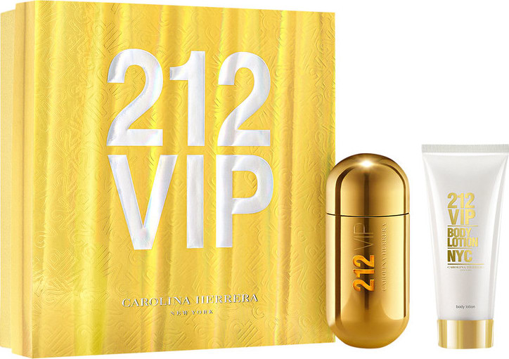 Conjunto 212 VIP Carolina Herrera Feminino - Eau de Parfum 80ml + Loção Corporal 100ml