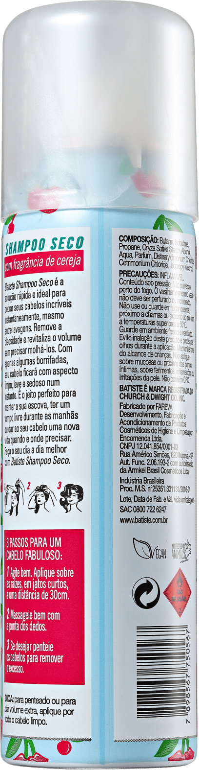 Batiste Cherry - Shampoo Seco 150ml