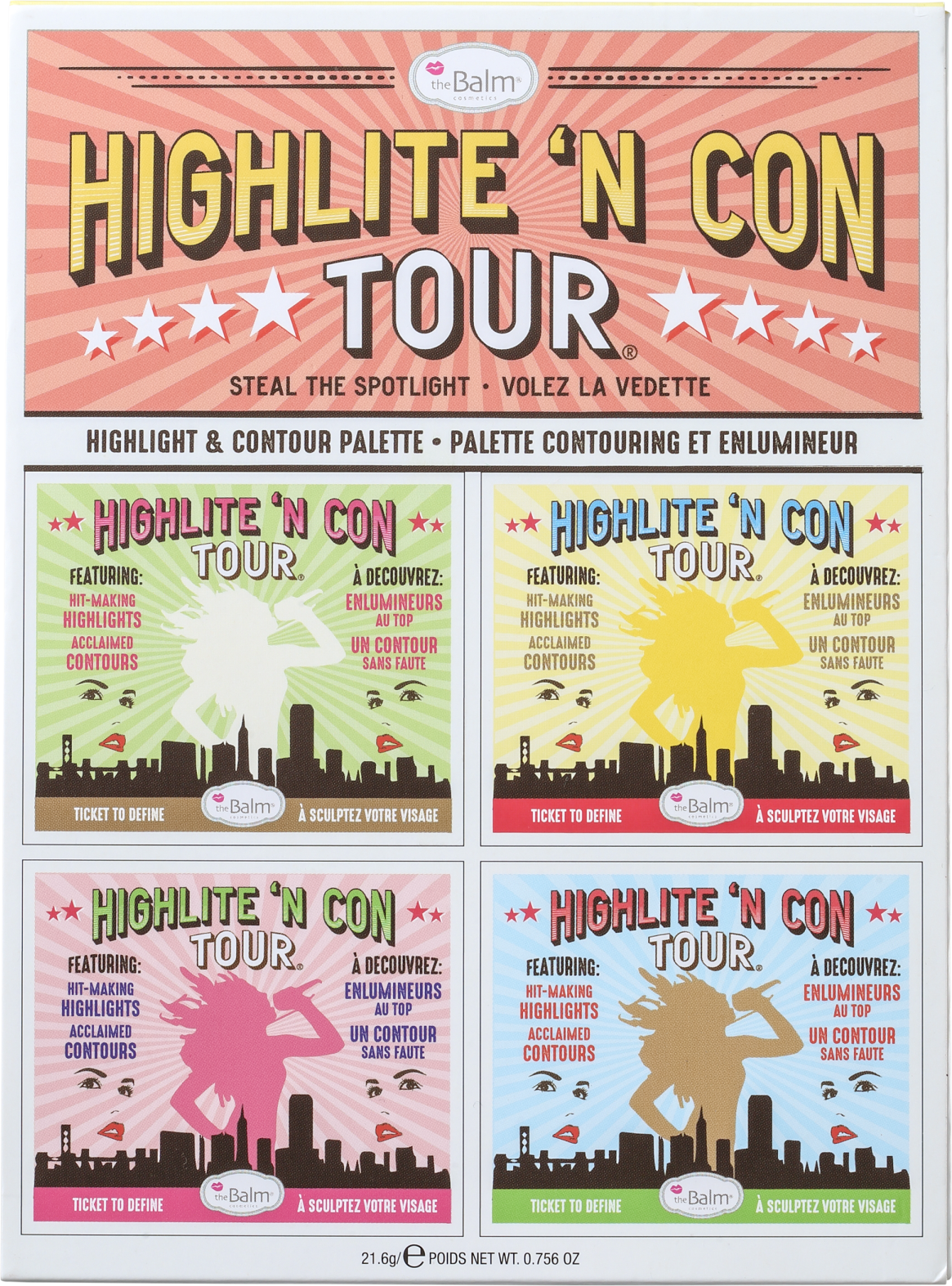 the Balm Highlite N’ Con Tour - Paleta de Contorno 21,6g
