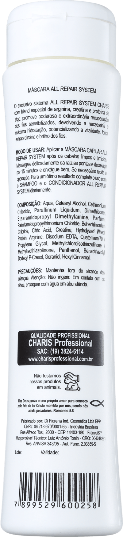 Charis All Repair System Máscara de Tratamento - 300g