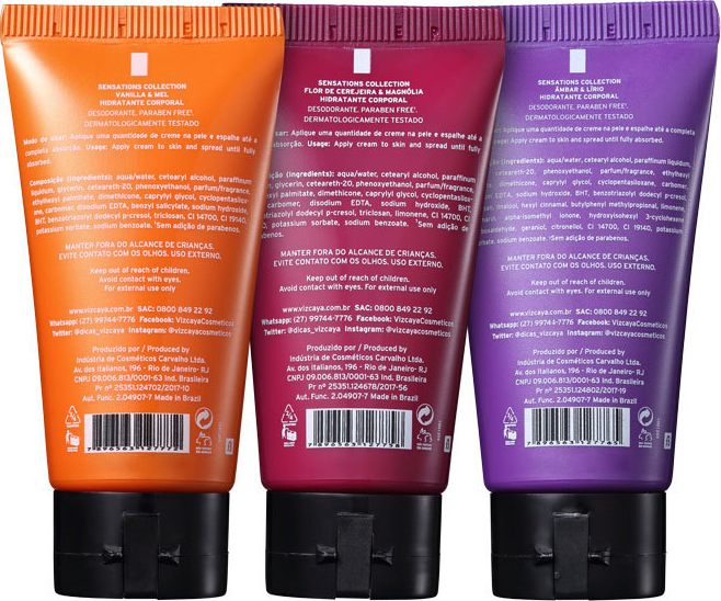 Kit Vizcaya Sensations Travel Size (3 Produtos)