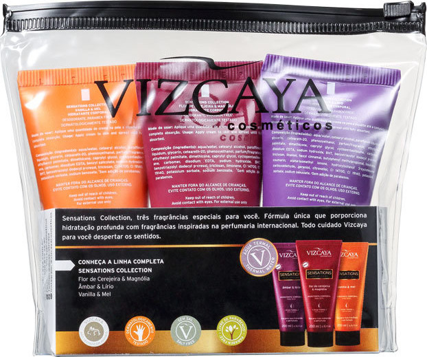 Kit Vizcaya Sensations Travel Size (3 Produtos)