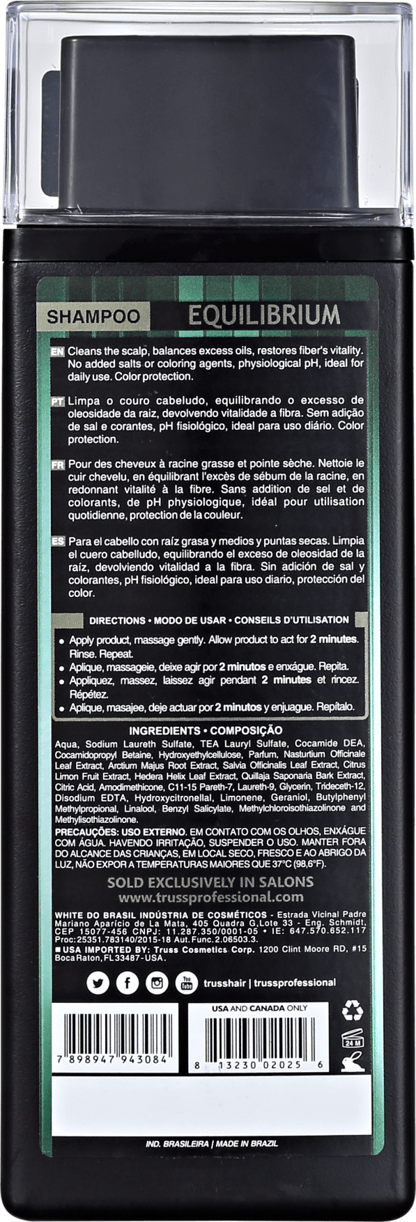 Truss Specific Equilibrio - Shampoo 300ml