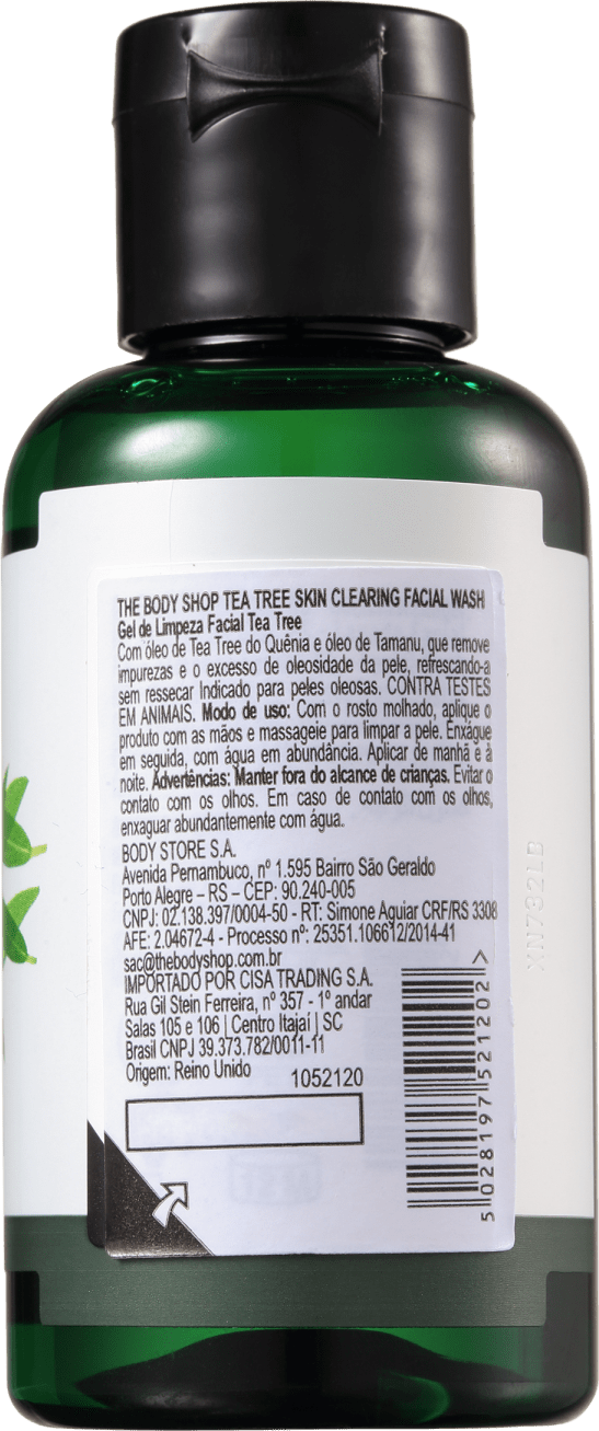 The Body Shop Tea Tree Skin Clearing - Gel de Limpeza 60ml