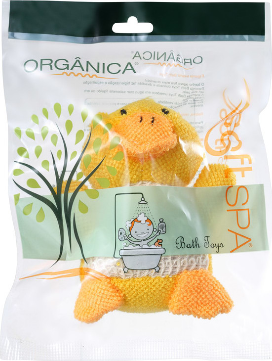 Orgânica Bath Toy Patinho Amarelo - Esponja de Banho