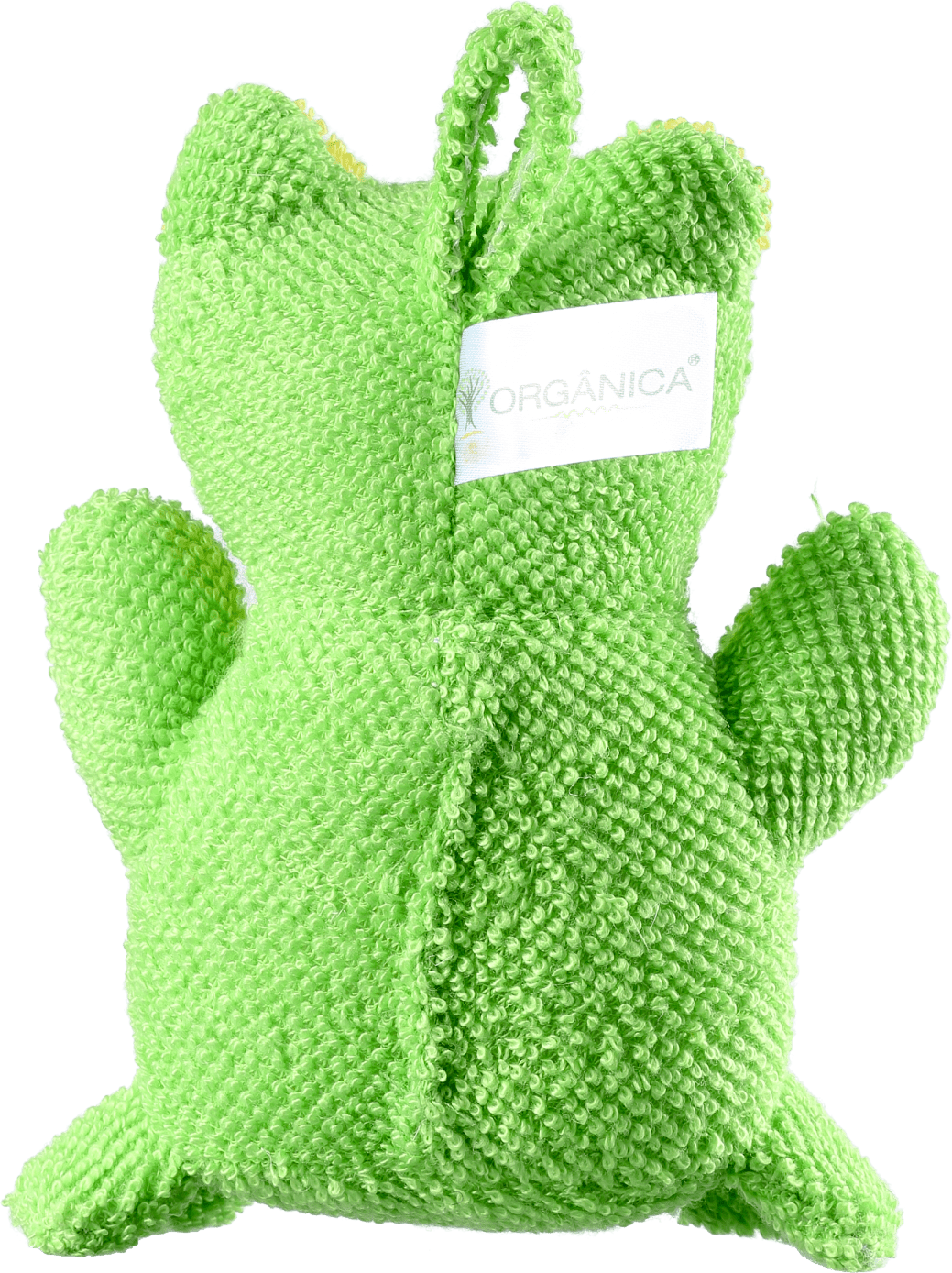 Orgânica Bath Toy Sapinho Verde - Esponja de Banho