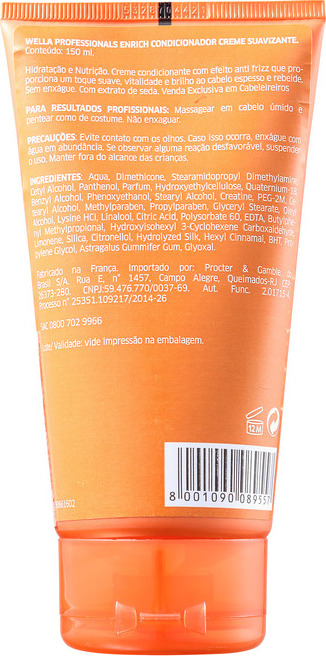 Wella Professionals Enrich Straight Cream - Leave-In 150ml