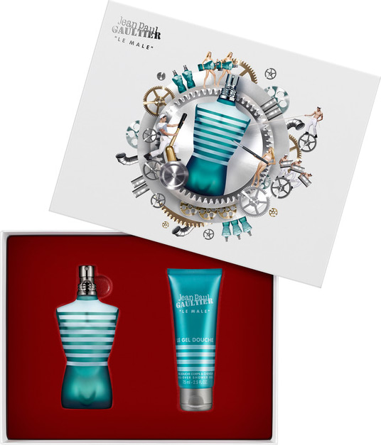 Conjunto Le Male Jean Paul Gaultier Masculino - Eau de Toilette 125ml + Gel de Banho 75ml