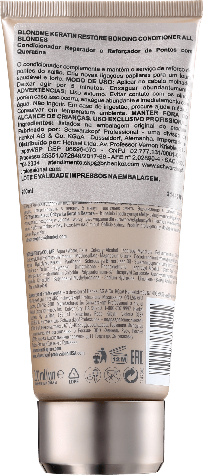 Schwarzkopf Professional Blondme - Condicionador 200ml