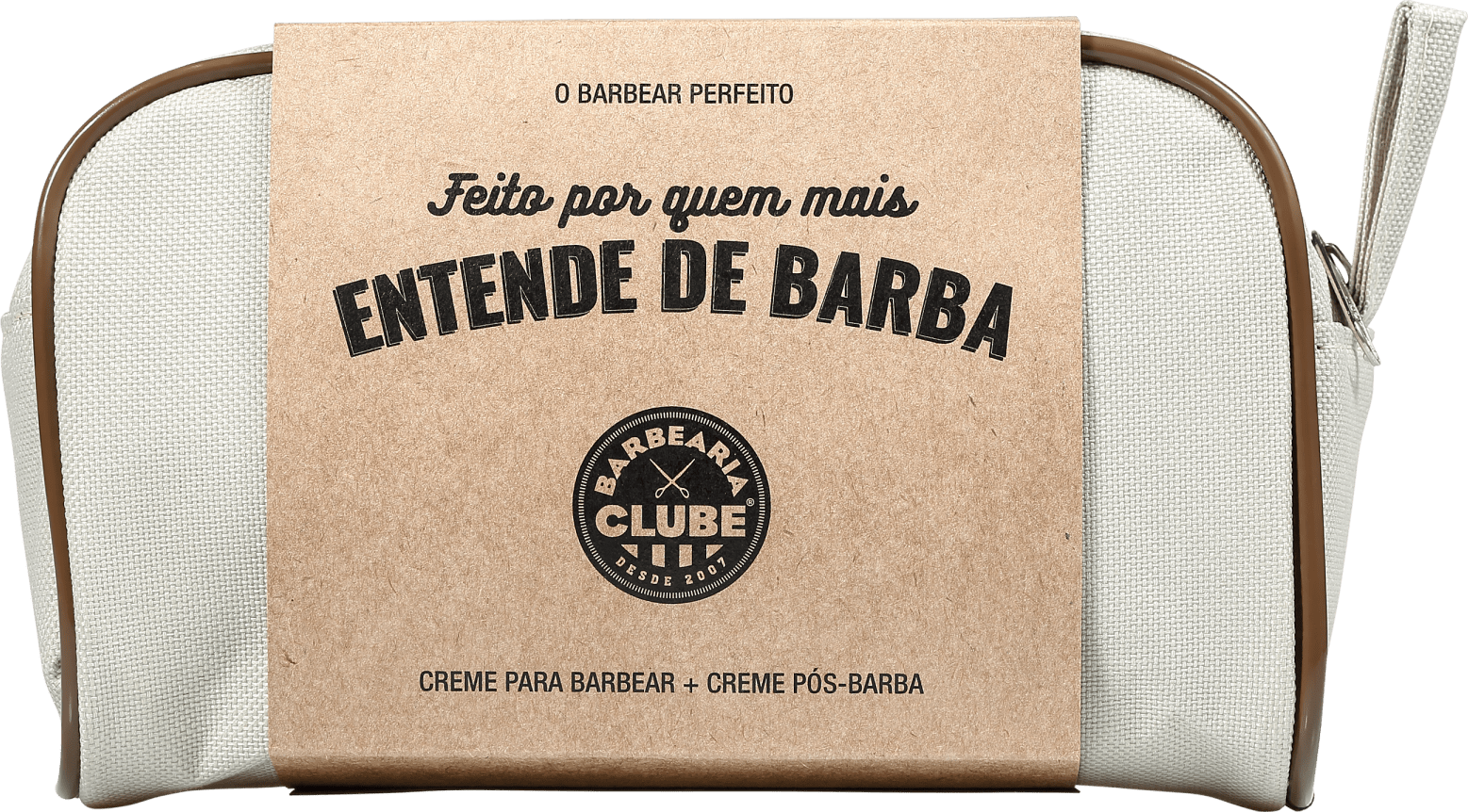 Kit Barbearia Clube O Barbear Perfeito (2 Produtos + Nécessaire)