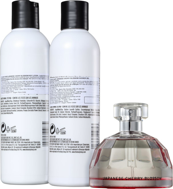 Kit The Body Shop Japanese Cherry Blossom Daily (3 Produtos)