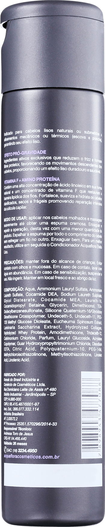 Acquaflora Efeito Liso - Shampoo 300ml