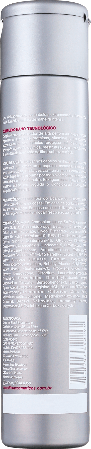 Acquaflora Reequilíbrio Estrutural - Shampoo 300ml
