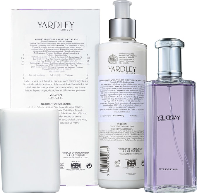 Kit Yardley April Violets (3 Produtos)