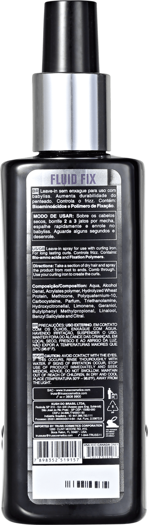 Truss Finish Fluid Fix - Spray Ativador de Cachos 250ml