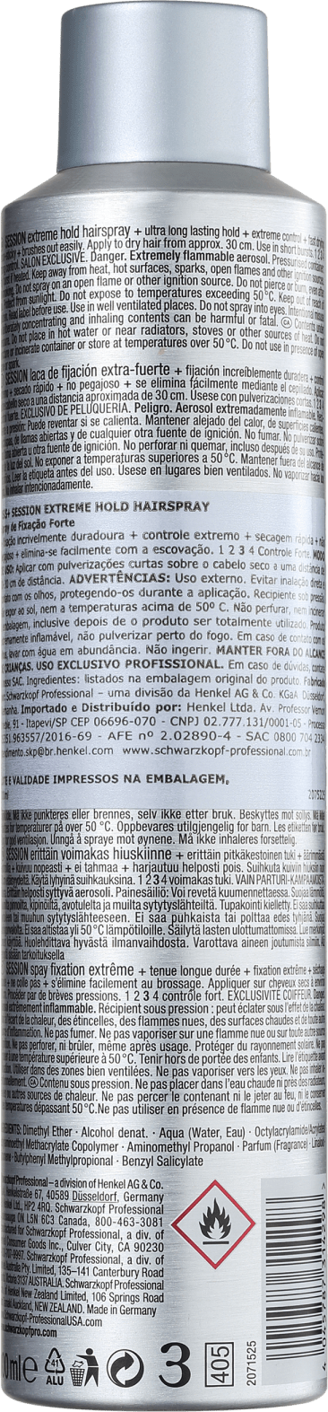 Schwarzkopf OSIS+ Session Finish Hairspray - Spray Fixador 300ml
