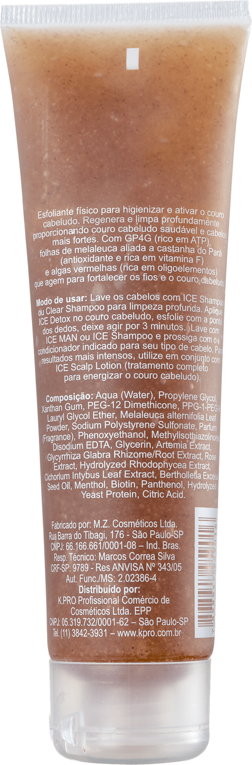 K.Pro Ice Scalp Detox - Esfoliante Do Couro Cabeludo 130gr