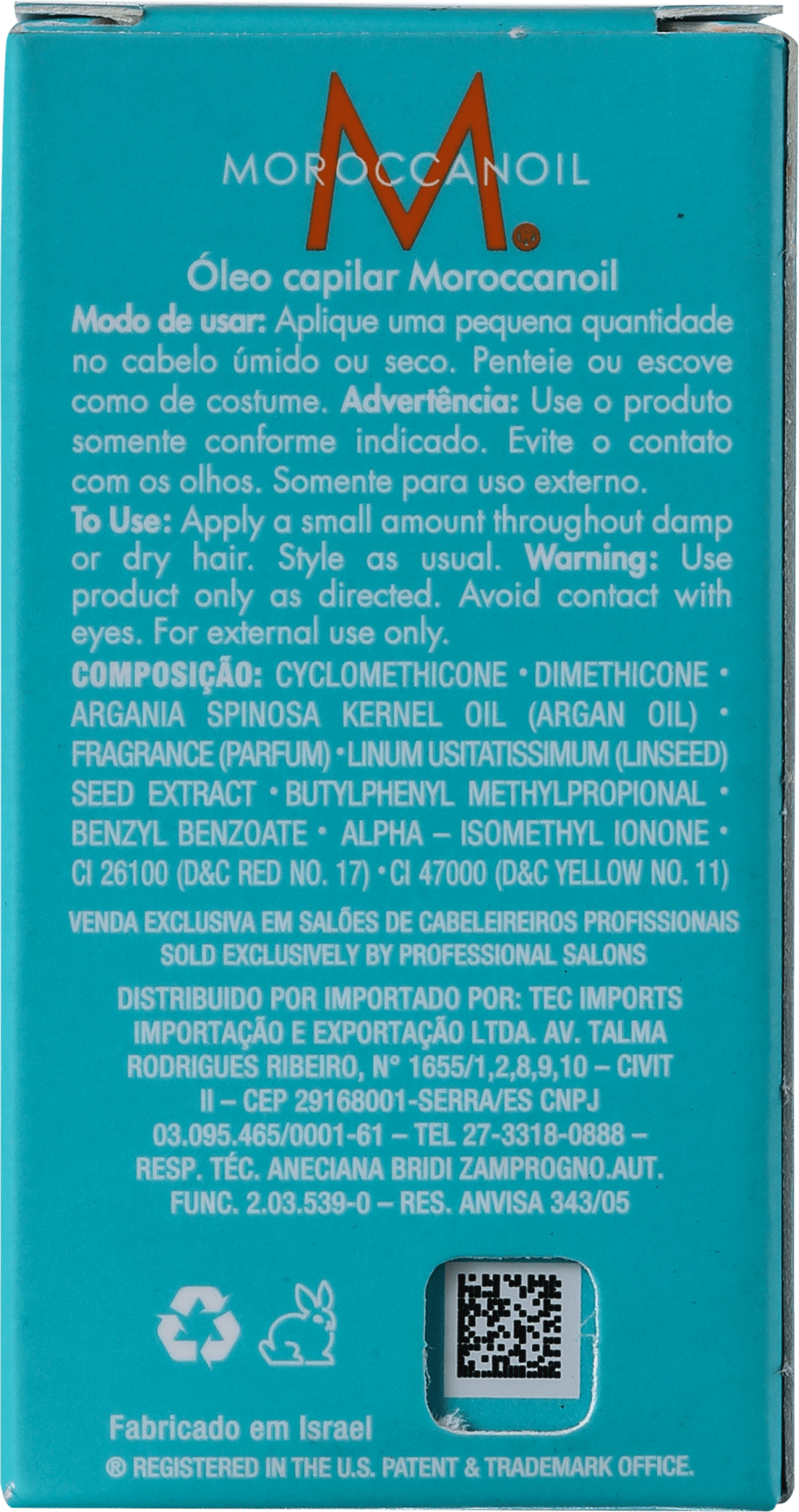 Moroccanoil Original Oil Treatment - Serum 15ml