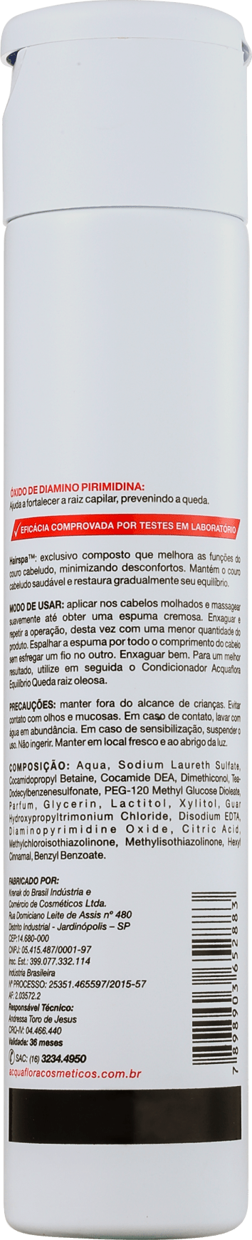 Acquaflora Equilíbrio Queda Raiz Oleosa - Shampoo 300ml