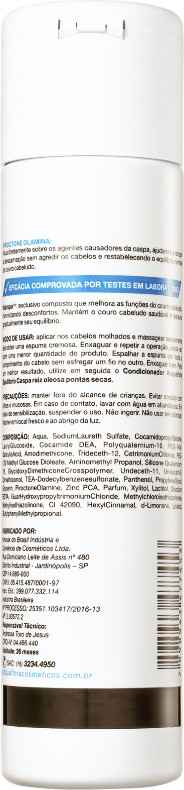 Acquaflora Equilíbrio Caspa Secos e Danificados - Shampoo 240ml