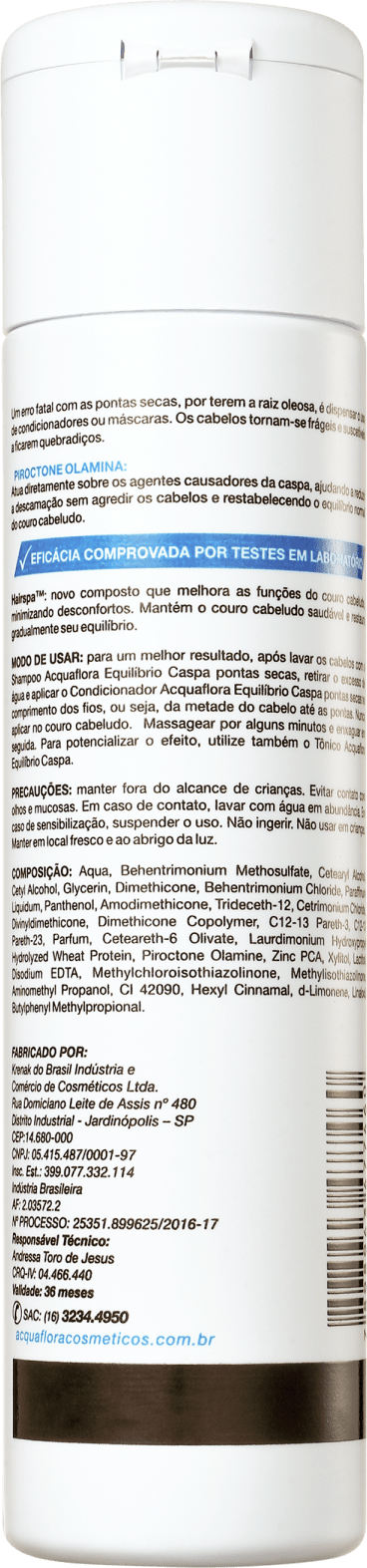Acquaflora Equilíbrio Caspa Secos e Danificados - Condicionador 240ml