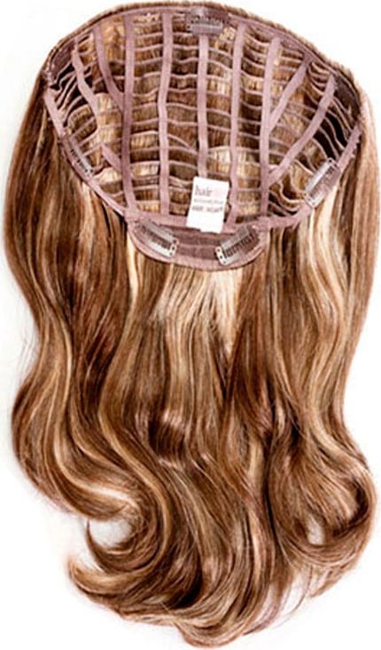 Hairdo Ondulado - Castanho Com Mechas Douradas 45 Cm