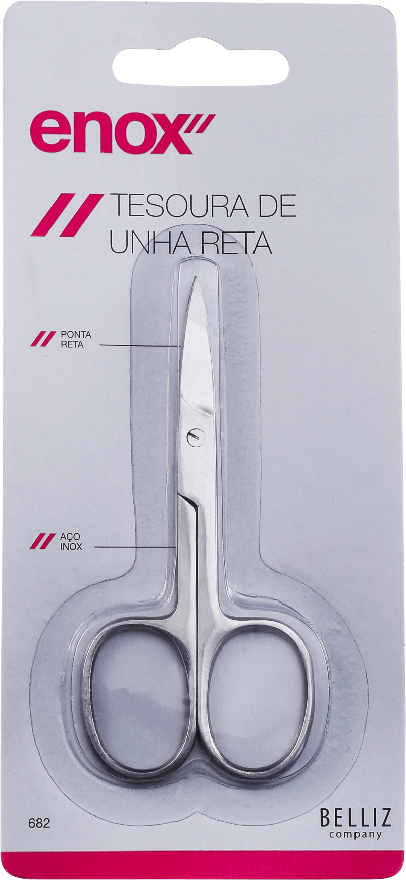 Enox - Tesoura de Unha Reta