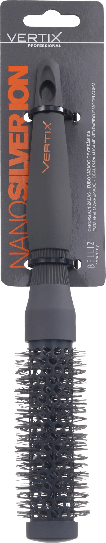 Vertix Escova Nano Silver Hot Ion 25mm - Escova Térmica