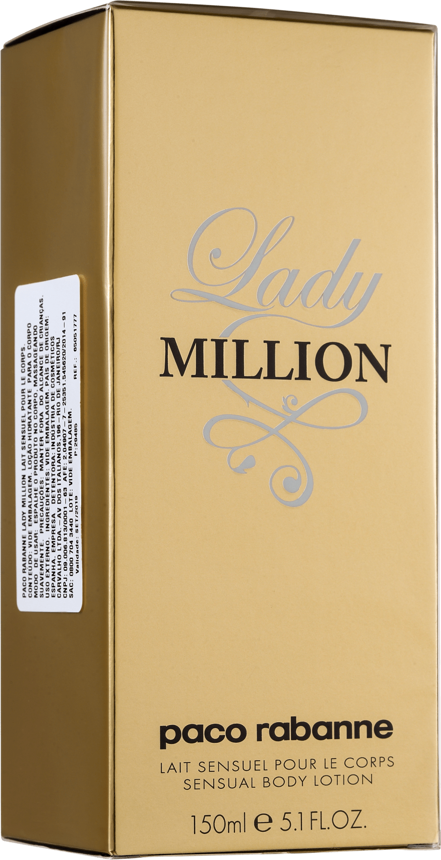 Paco Rabanne Lady Million Body Lotion - Loção Hidratante Corporal 150ml