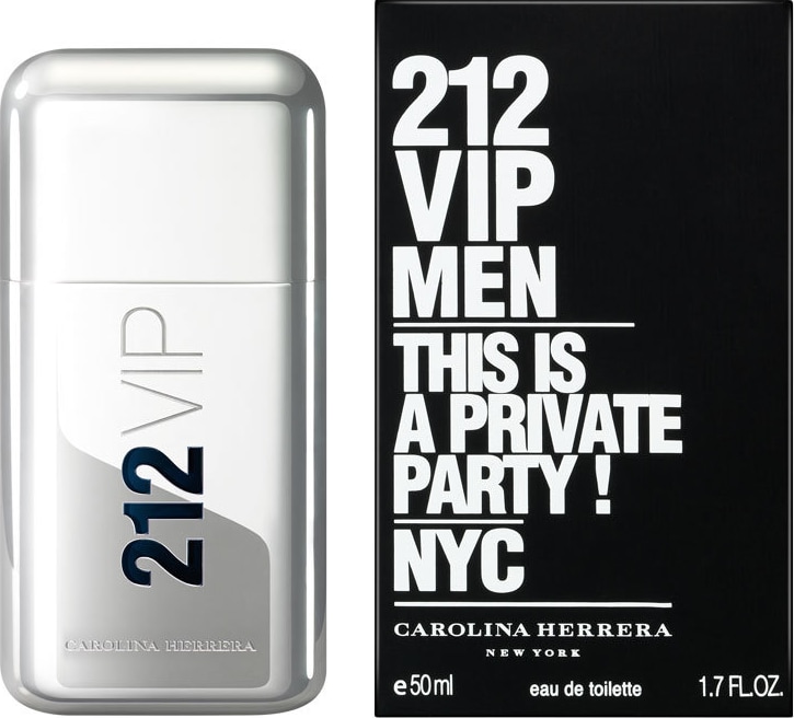 212 VIP Men Carolina Herrera Eau de Toilette - Perfume Masculino 50ml