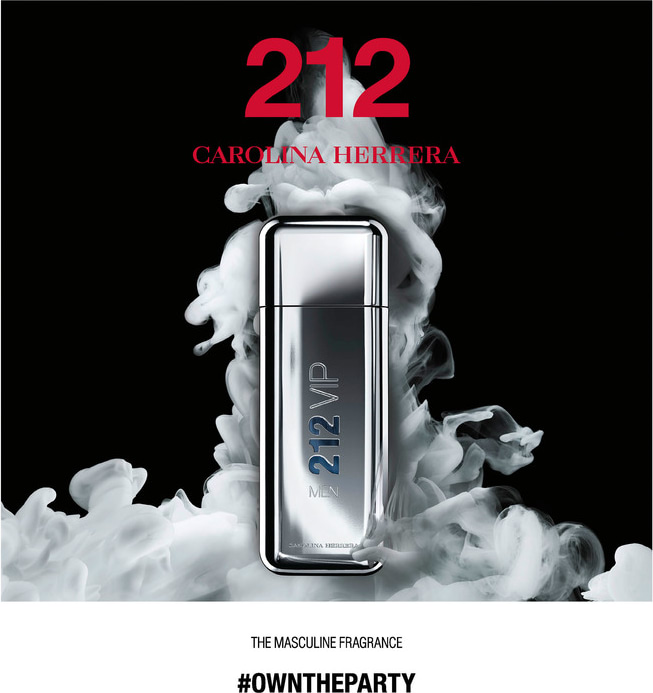 212 VIP Men Carolina Herrera Eau de Toilette - Perfume Masculino 50ml