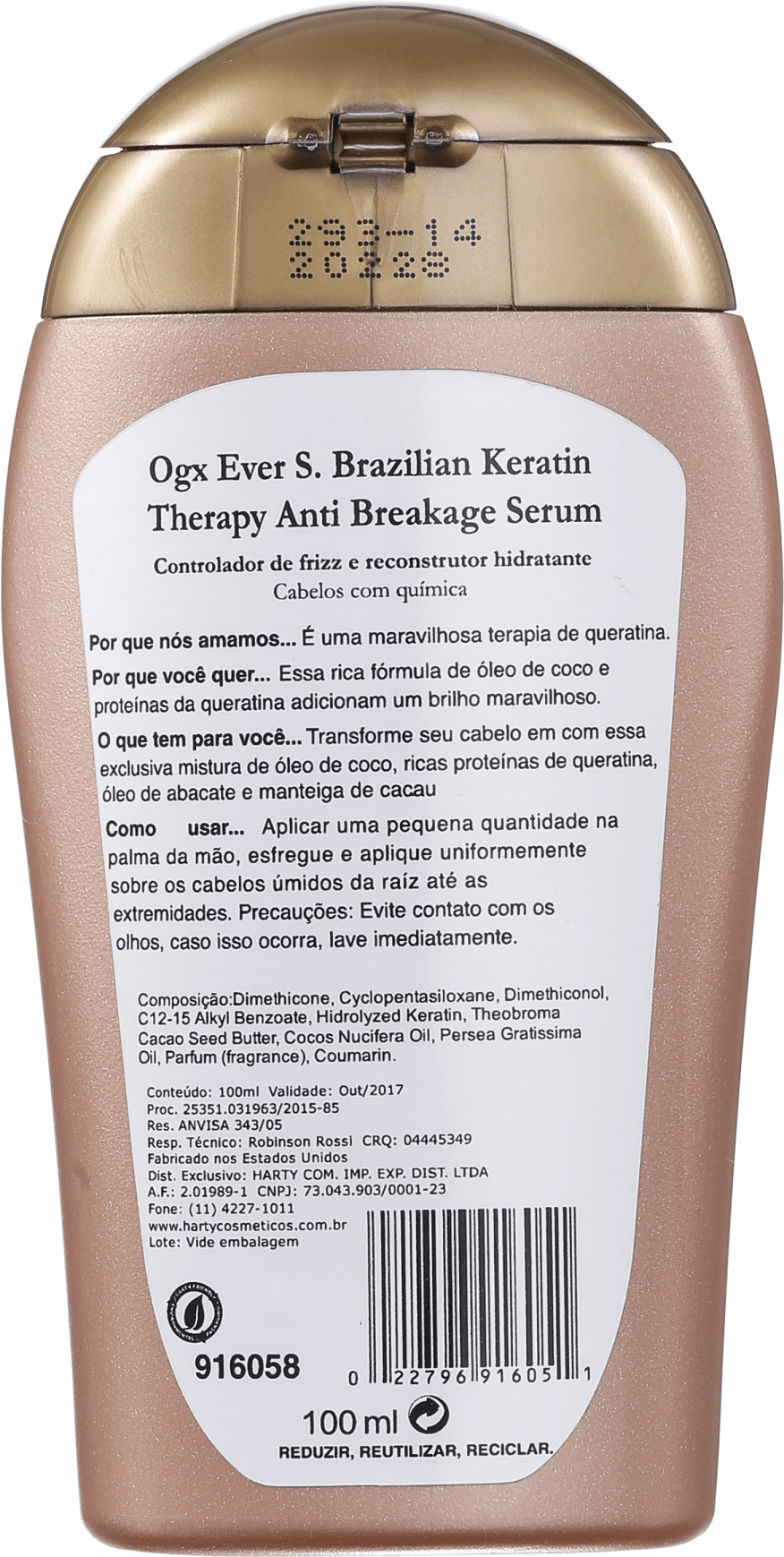 Organix Brazilian Keratin Therapy Anti-Breakage - Sérum 100ml