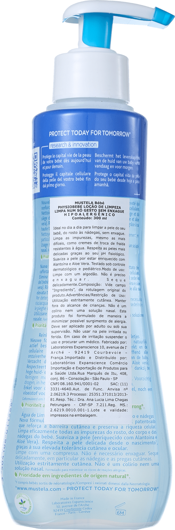 Mustela Bébé PhysiObébé - Água de Limpeza 300ml