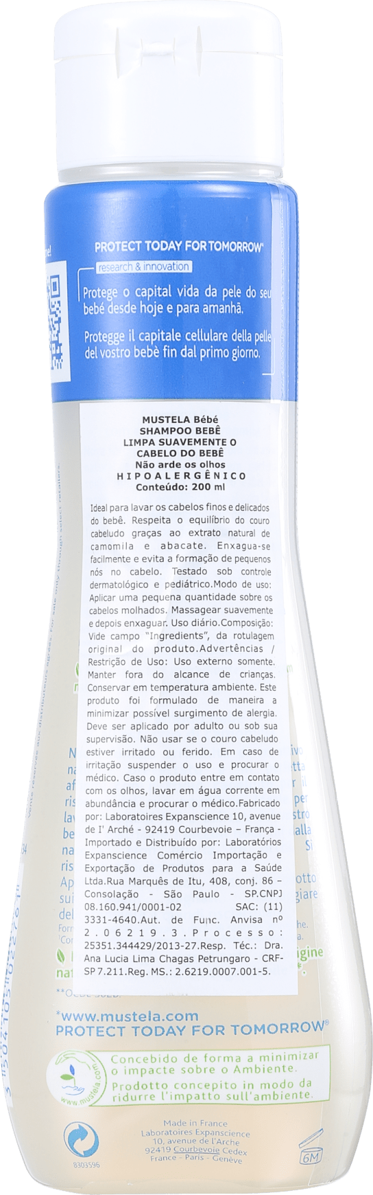 Mustela Bébé Shampooing Bébé - Shampoo 200ml