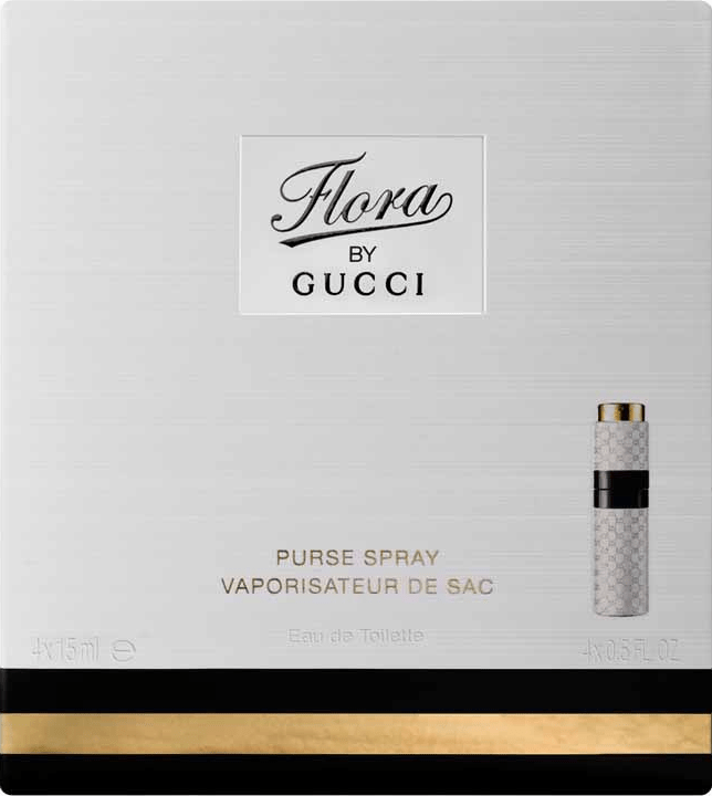 Flora by Gucci Purse Spray Eau de Toilette - Perfume Feminino 4x15ml