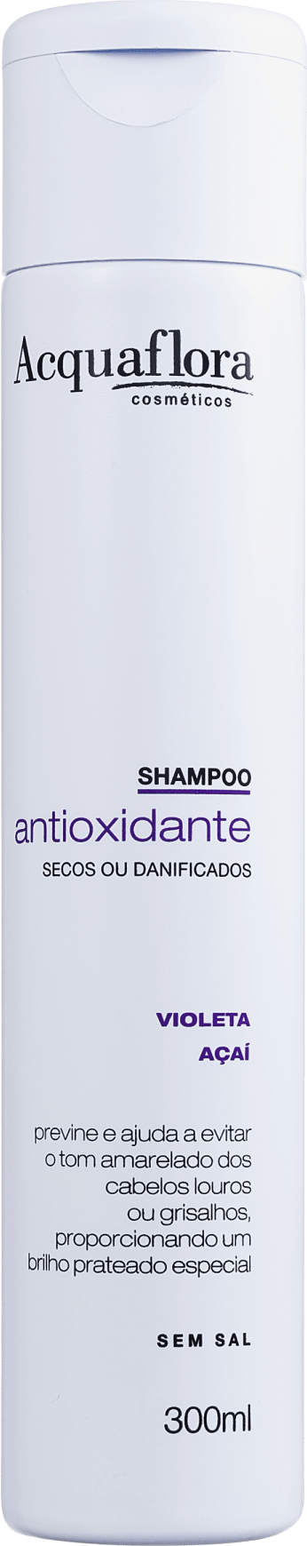 Acquaflora Antioxidante Secos ou Danificados - Shampoo 300ml