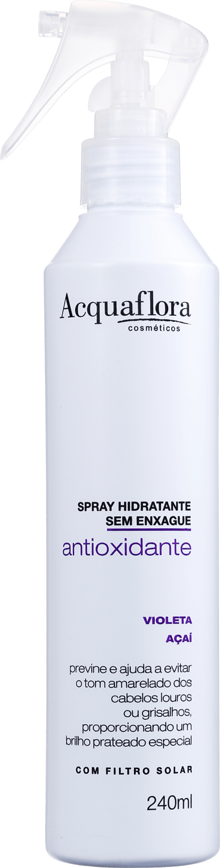 Acquaflora Antioxidante Spray Hidratante Sem Enxágue - Leave-In 240ml