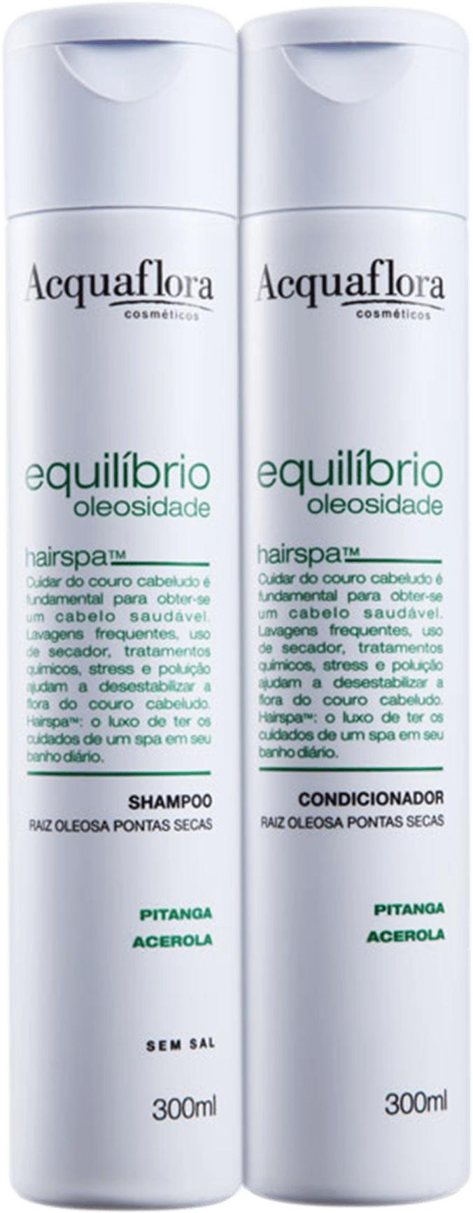 Acquaflora Equilíbrio Oleosidade Raiz Oleosa Pontas Secas Duo Kit (2 Produtos)