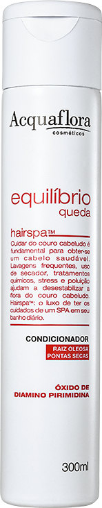 Acquaflora Equilíbrio Queda Raiz Oleosa Pontas Secas - Condicionador 300ml