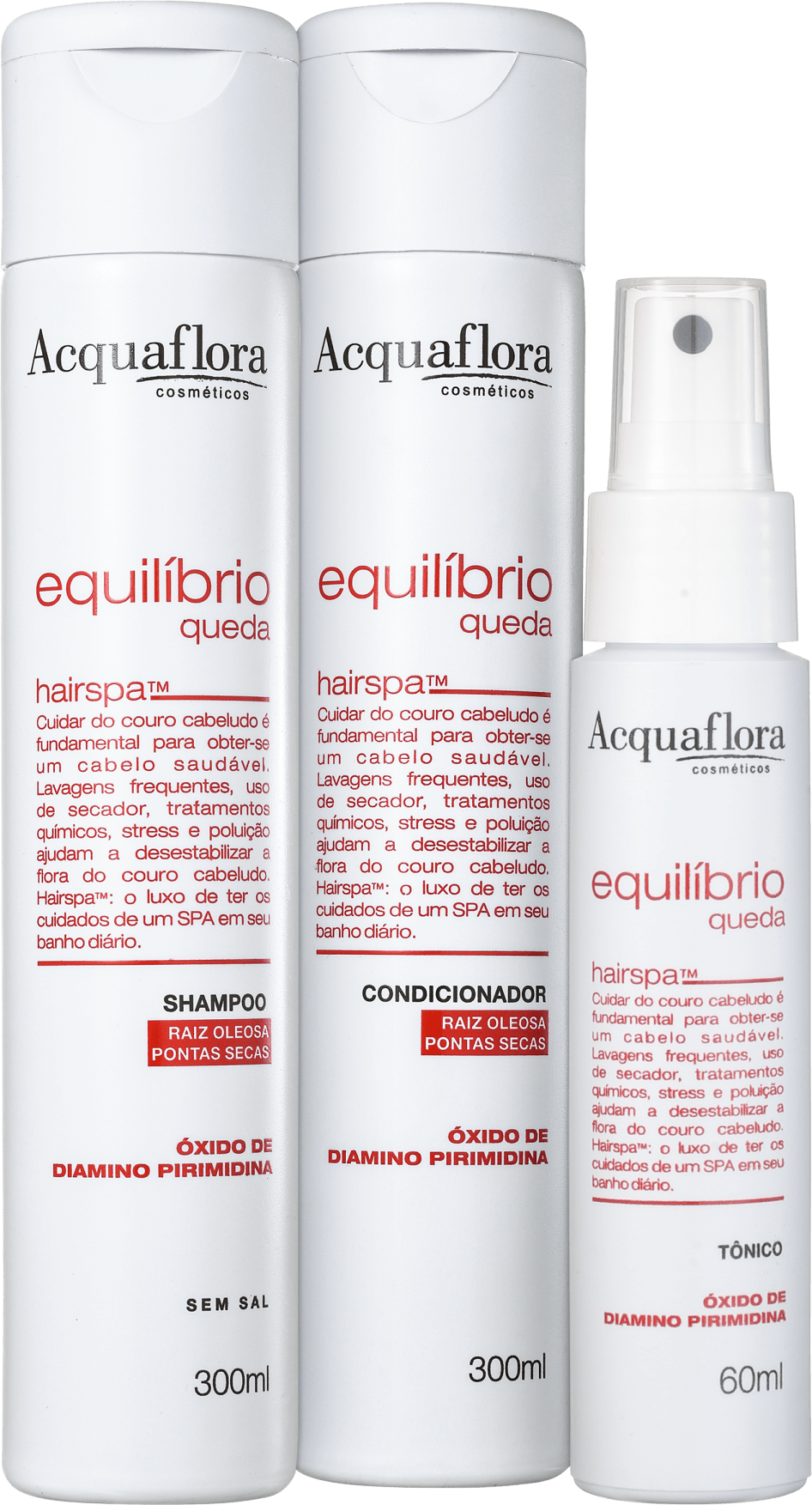 Acquaflora Equilibrio Queda Super Kit (3 Produtos)