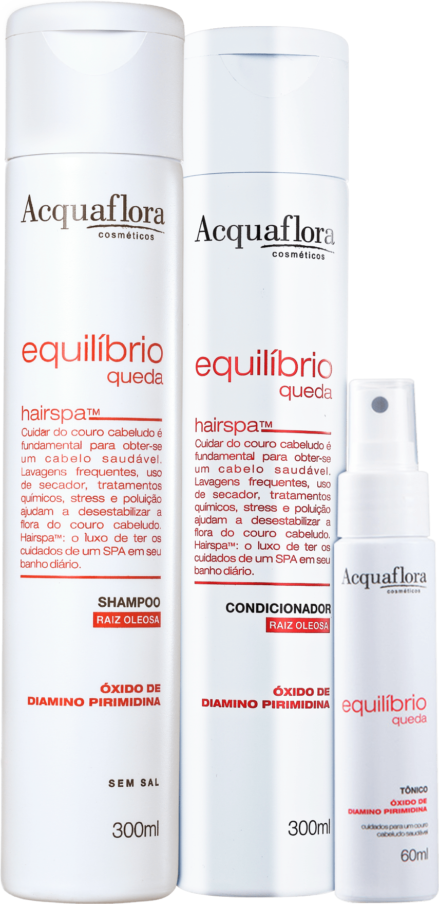 Acquaflora Equilibrio Queda Super Kit (3 Produtos)