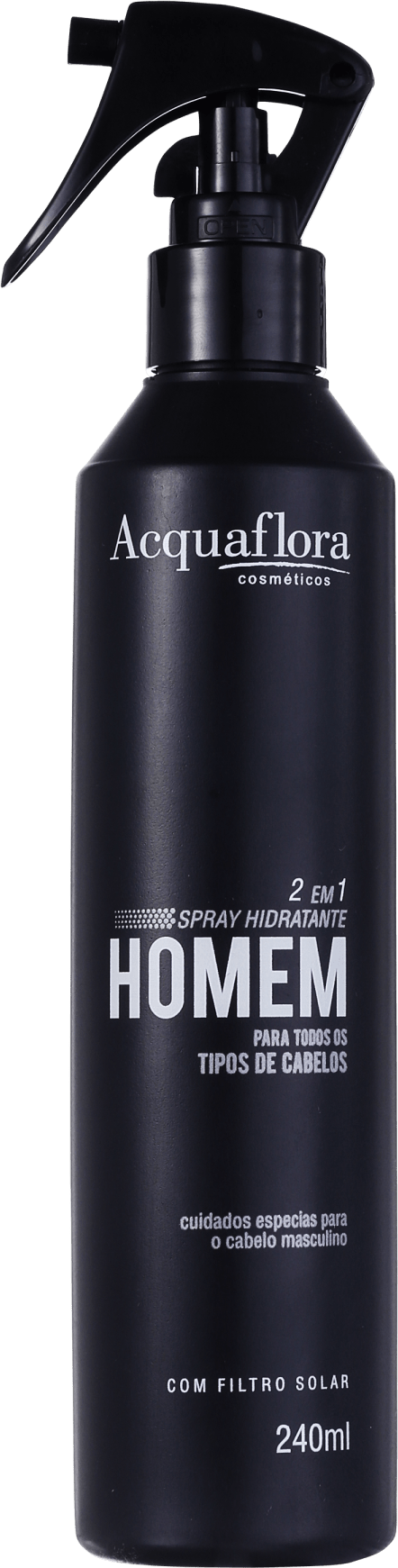 Acquaflora Homem Normais Spray Hidratante 2 Em 1 - Leave-In 240ml